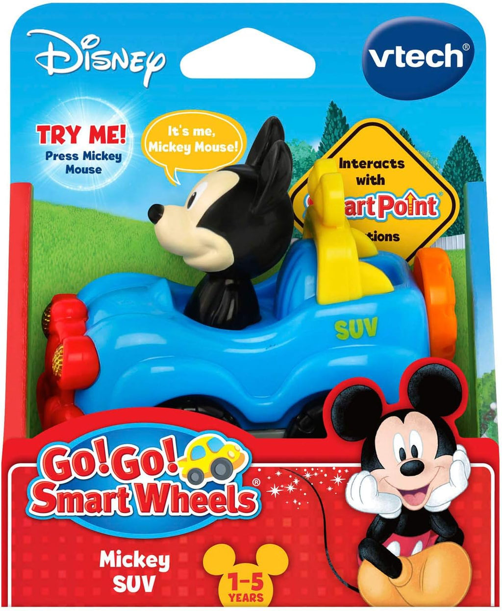 VTech Go! Go! Smart Wheels - Disney Mickey Mouse SUV,1-5 years