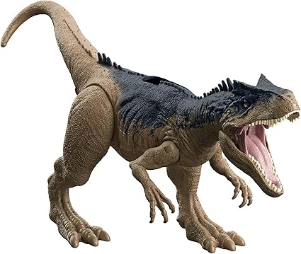 Jouets Dinosaure Brun : Allosaurus 32 cm - articulé et sonore - pour Jurassic World - Dino Escape - Animaux préhistorique