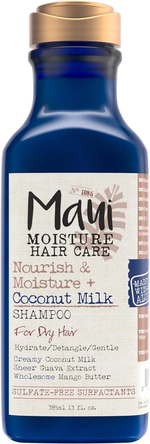 Maui Moisture Nourish & Moisture + Coconut Milk Shampoo To Hydrate And Detangle