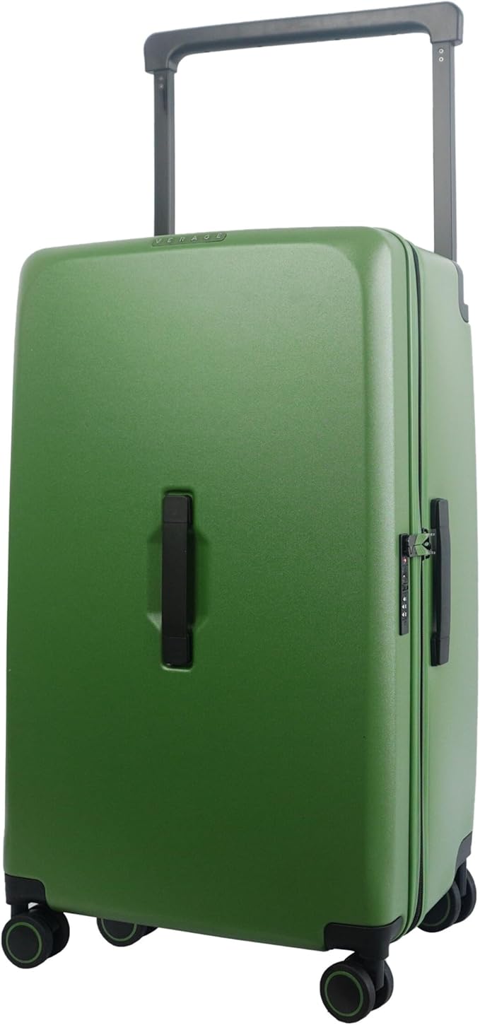 Verage Unbreakable Luggage Expandable Hardside Suitcase Large Green