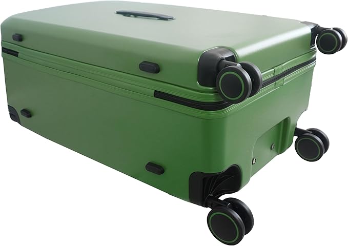 Verage Unbreakable Luggage Expandable Hardside Suitcase Large Green