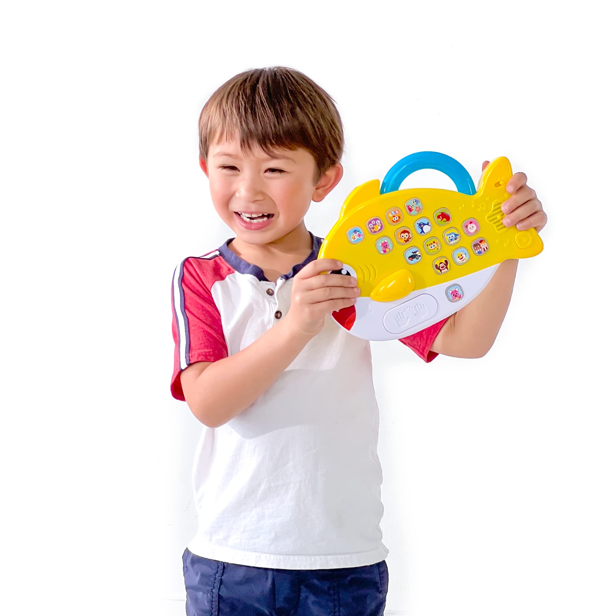 Pinkfong Baby Shark Melody Pad Sound Pad | Baby Shark Toys, Baby Shark Books | Learning & Education Toys | Interactive Baby Toys for Toddlers 1-3 | Gifts for Boys & Girls