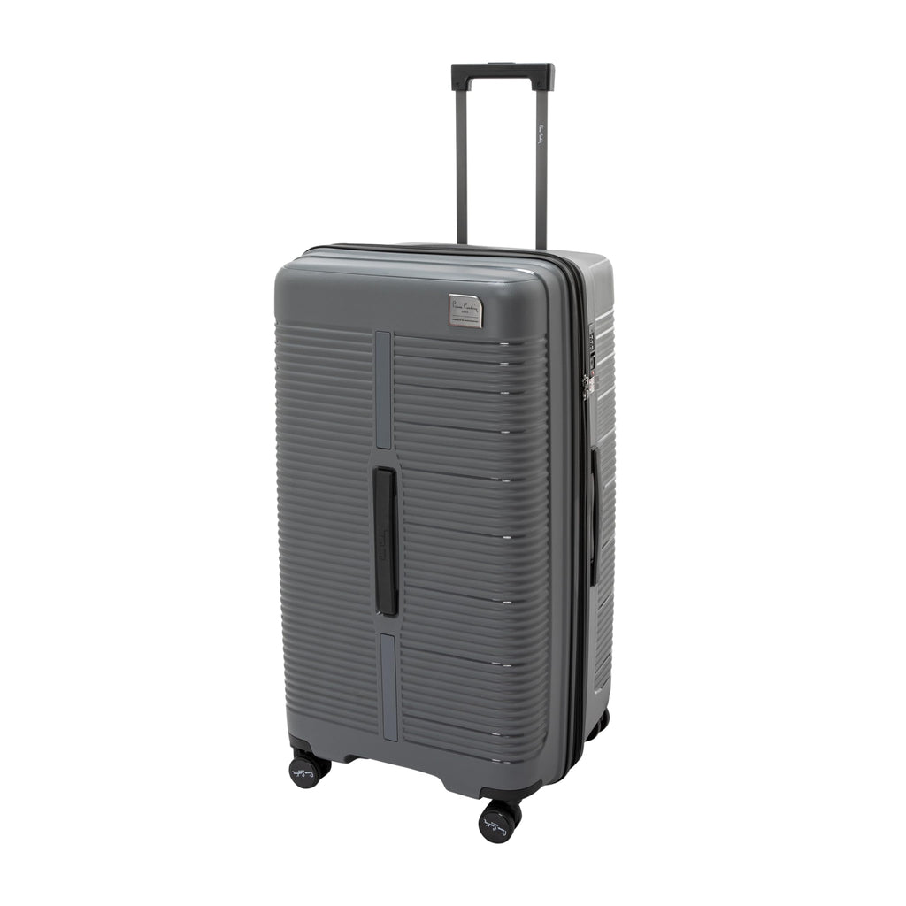 Pierre Cardin 3-Piece Hard-shell Suitcase Luggage Set – Lightweight, Expandable with 4 Silent Spinner Wheels & TSA Lock (Grey)