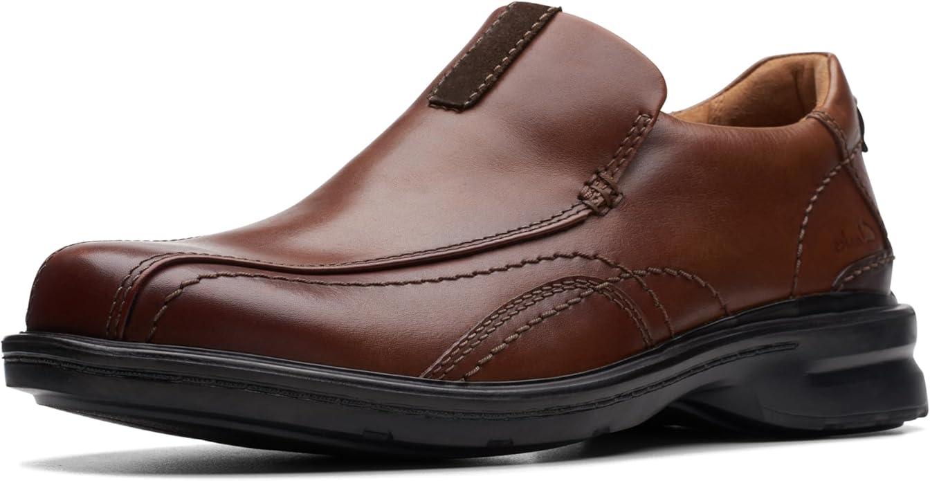 Clarks gessler step Dark tan Leather