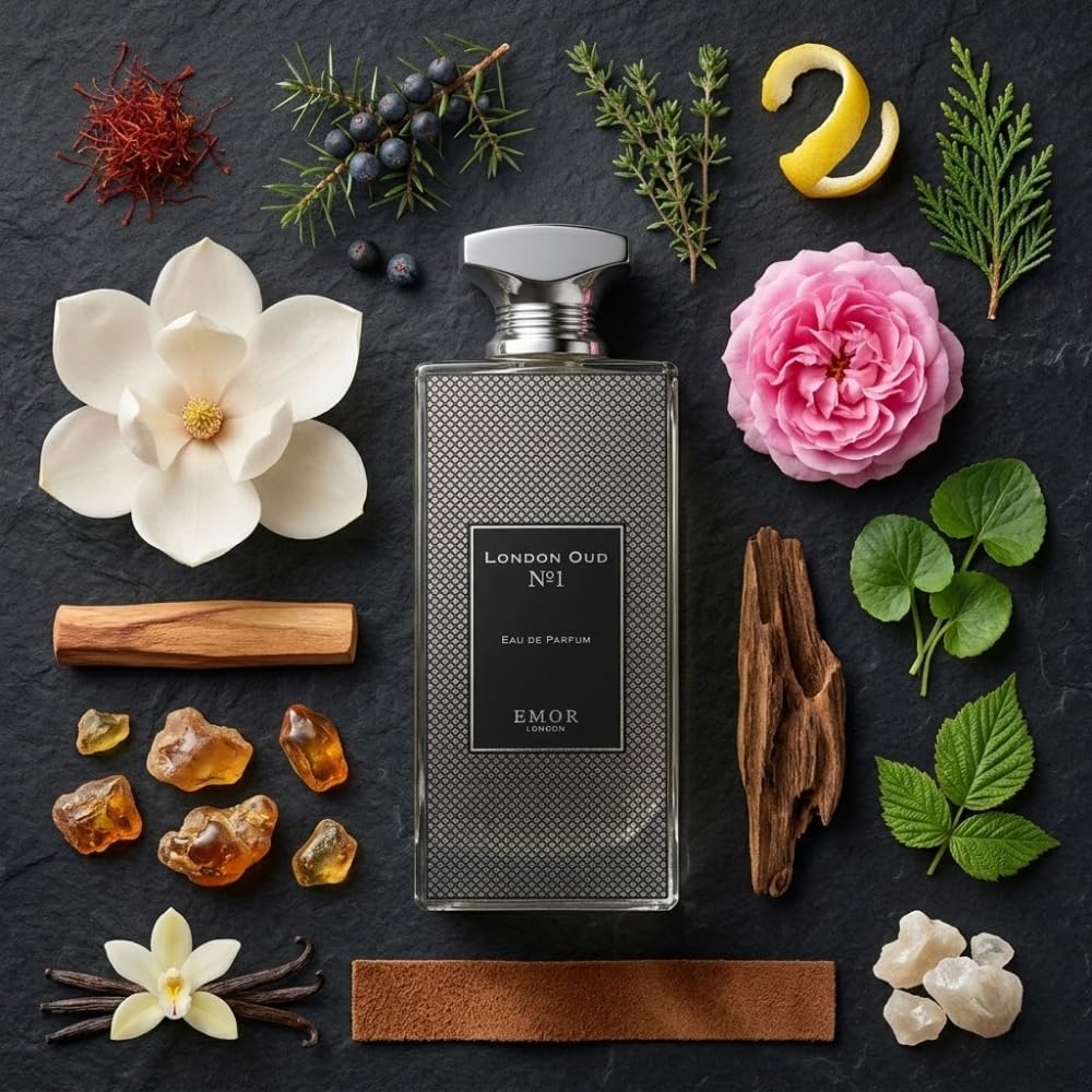 EMOR London Oud No. 1 Eau de Parfum 125ml – Long-Lasting Oriental Fragrance for Unisex