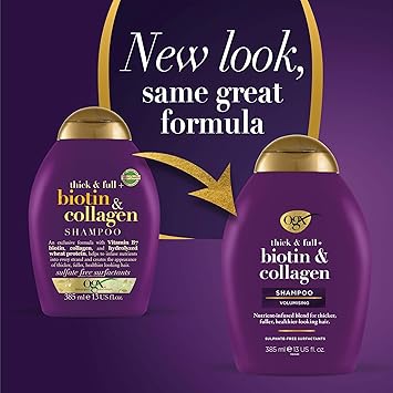 OGX Thick & Full + Biotin & Collagen Shampoo - 385ml