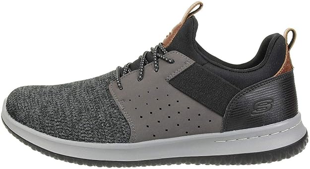 Skechers Delson Camben Sneakers - Black & Gray | 65474