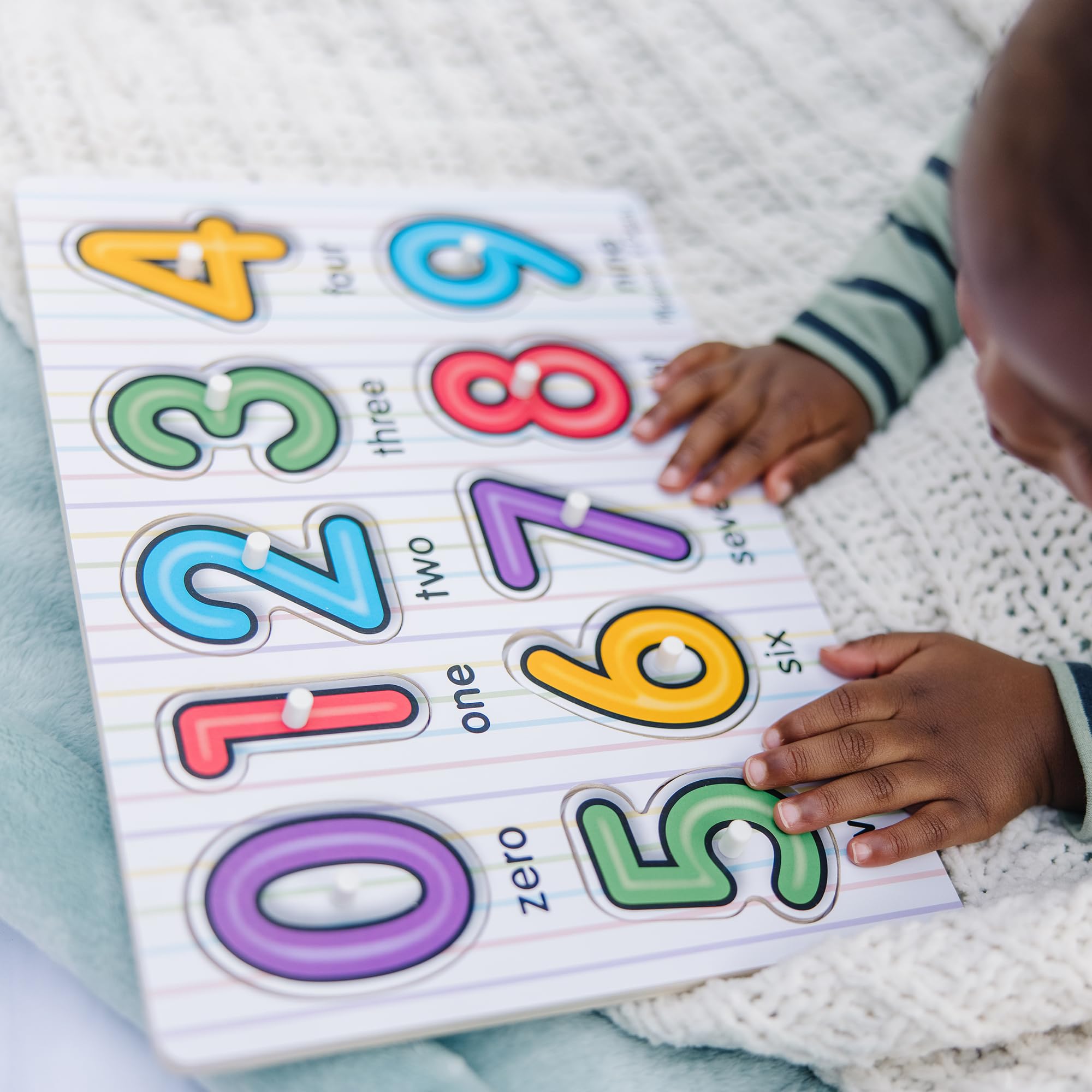 Melissa & Doug See-Inside Numbers Peg