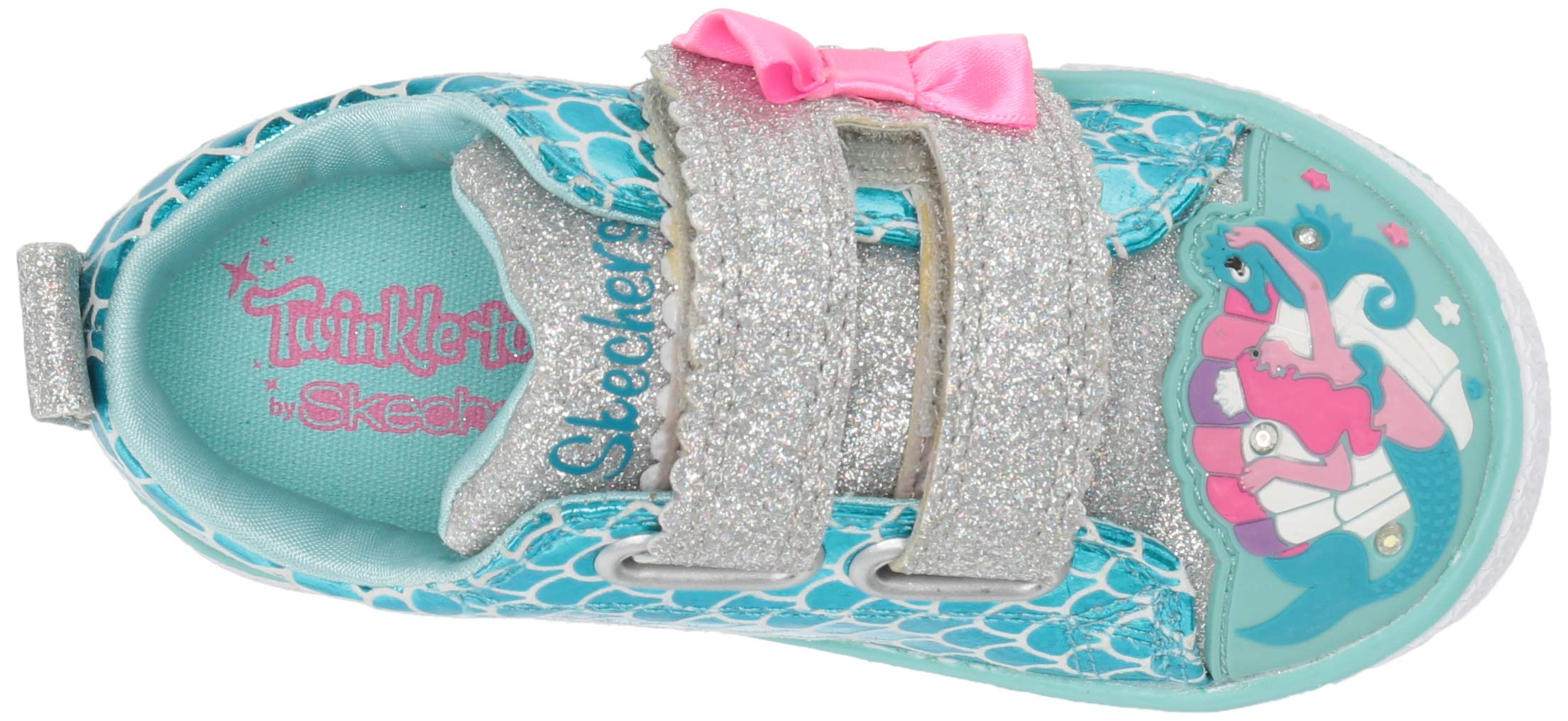 Skechers Kids Girls' Shuffle LITE-Mermaid Parade Sneaker
