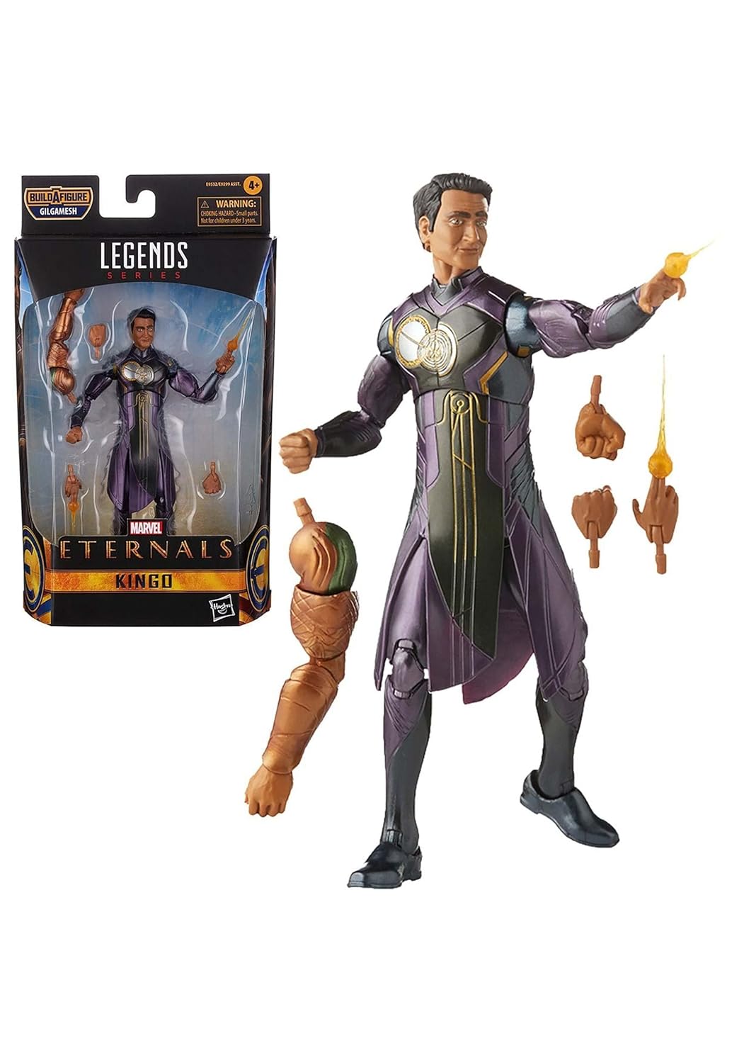 Marvel Legends Series The Eternals 6-Inch Kingo Action Figure Toy, Movie-Inspired Design