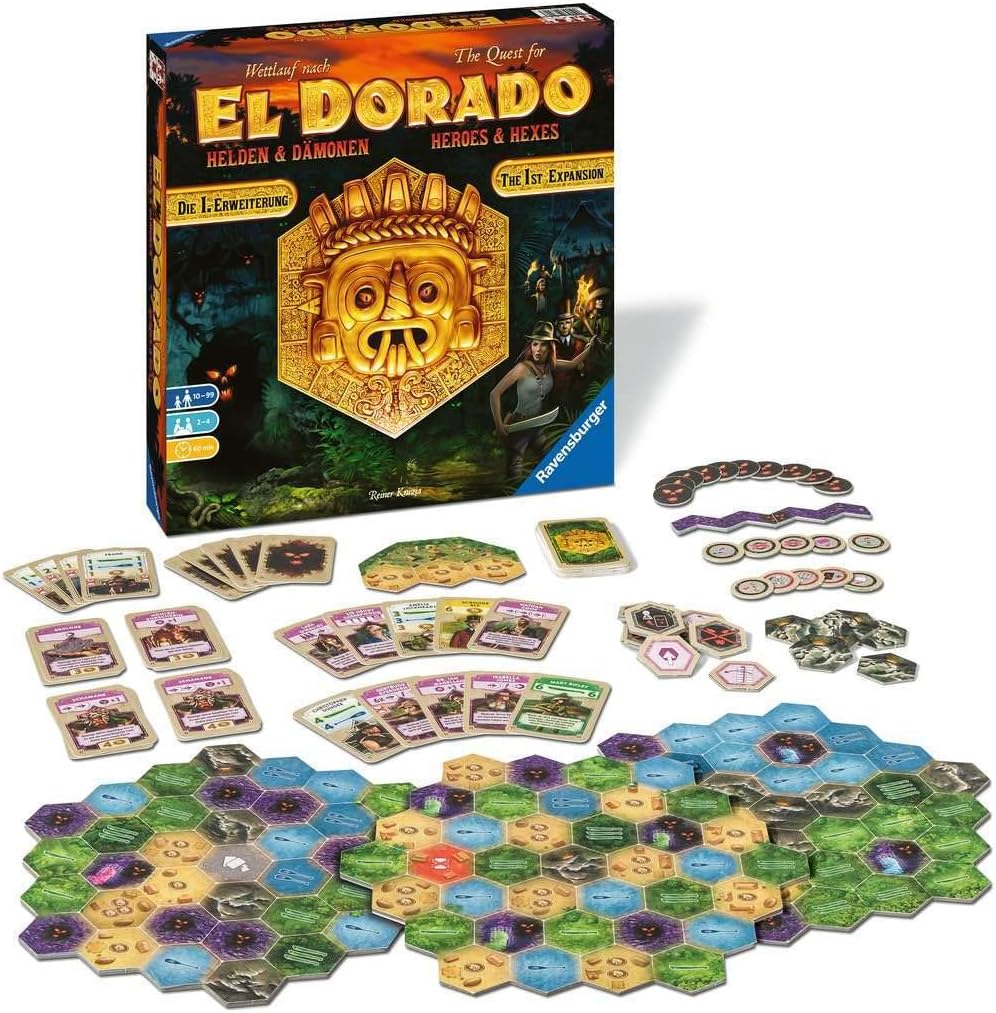 Ravensburger The Quest for El Dorado: Golden Temples Adventure Family Game For Ages 10 & Up