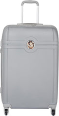 DKNY Charm Silver Luggage Expandable Lightweight Spinner Suitcase with TSA Lock Luggage