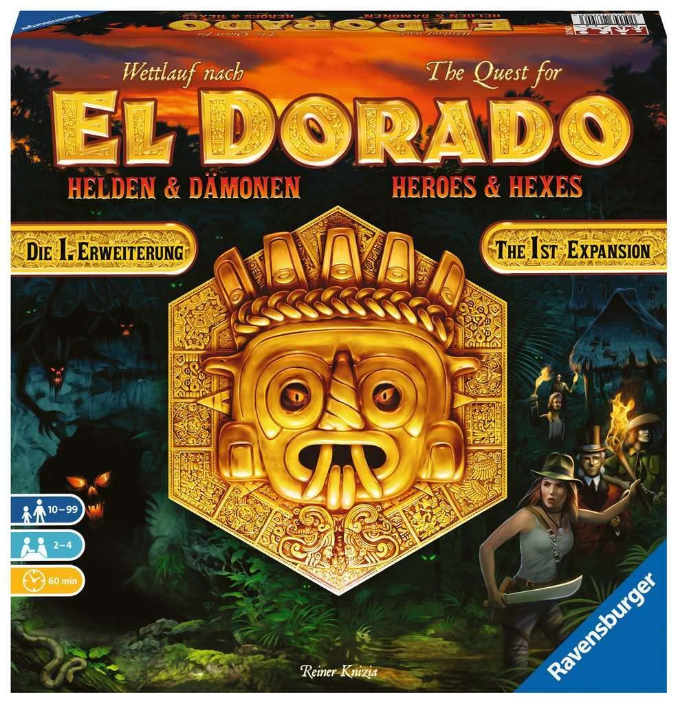 Ravensburger The Quest for El Dorado: Golden Temples Adventure Family Game For Ages 10 & Up
