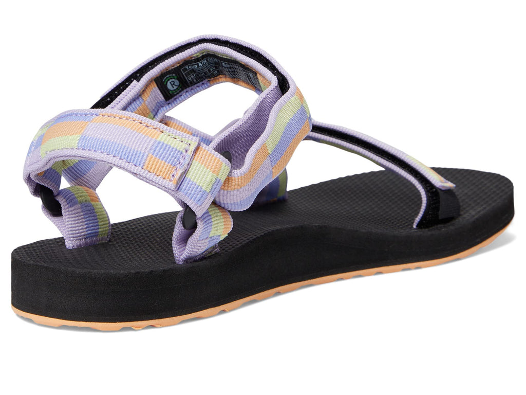 صندل Teva النسائي الأصلي Universal، بتصميم Retro Block Pastel Lilac