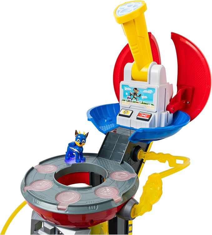 PAW Patrol, Mighty Pups Super Paws Lookout Tower Playset with Lights and Sounds