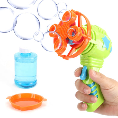 🌟 Jr Bubble Cyclone Gun – Green Color 💚 | Kids Bubble Blower Toy 🫧