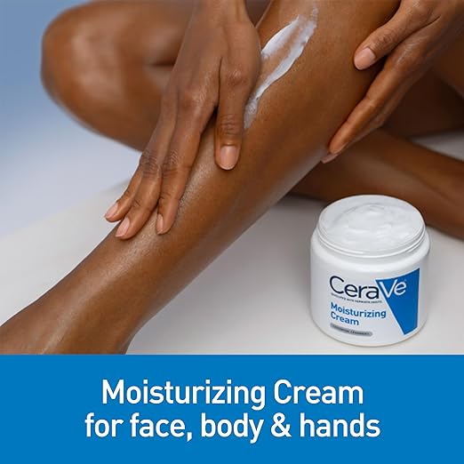 CeraVe, Moisturizing Cream, For Normal to Dry Skin, Daily Face Body Moisturizer (57g Travel Size)