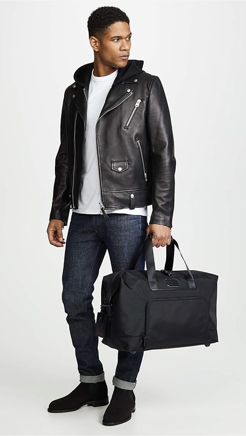 Tommy Hilfiger Alpha 3 Travel Bag, Double Expandable Black