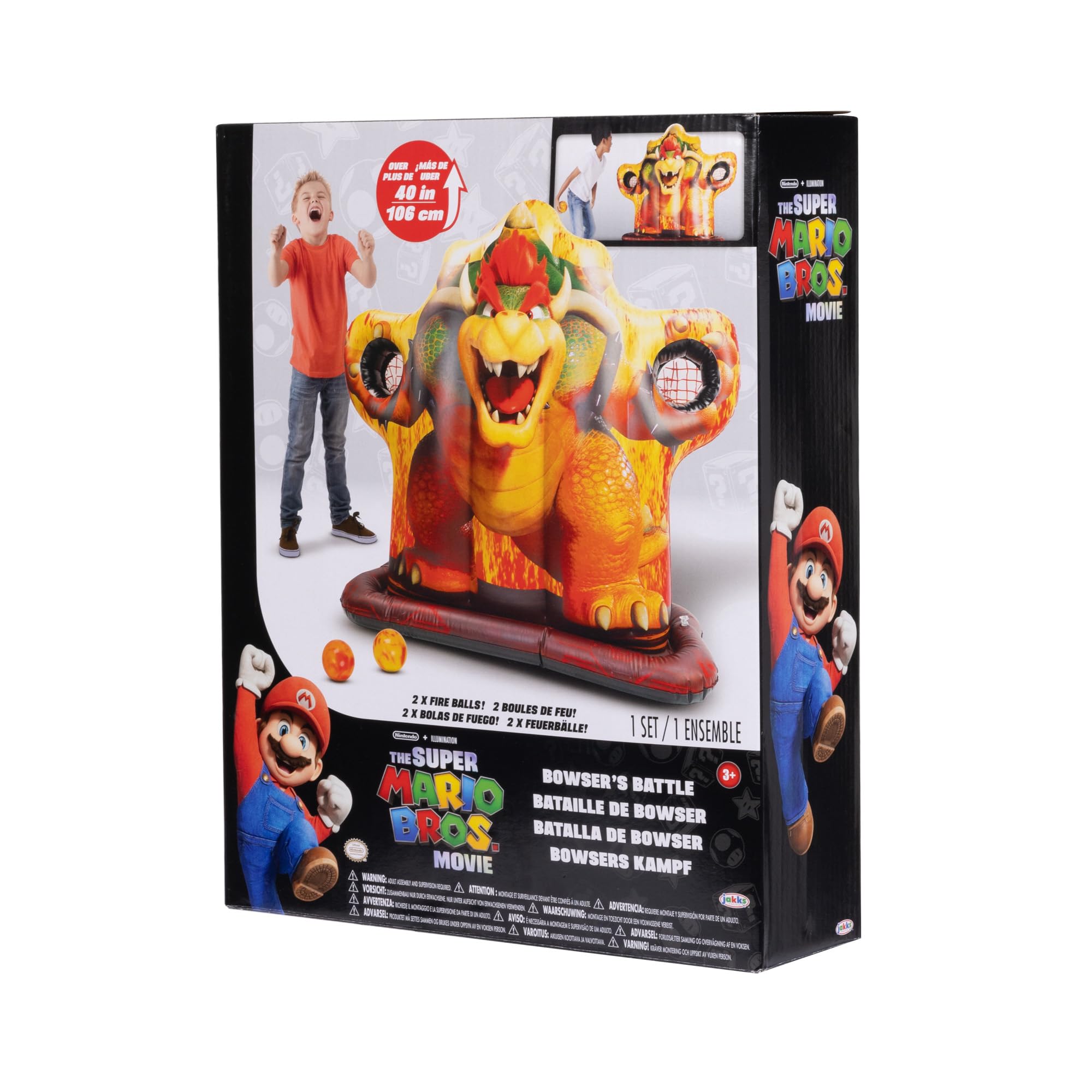 The Super Mario Bros. Movie Bowser Inflatable Sports Game