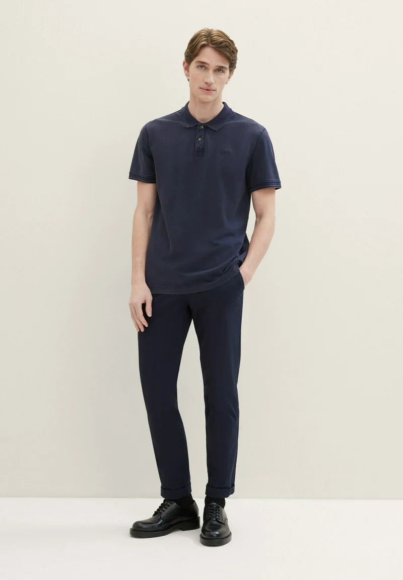 TOM TAILOR Polo Shirt - Sky Captain Blue