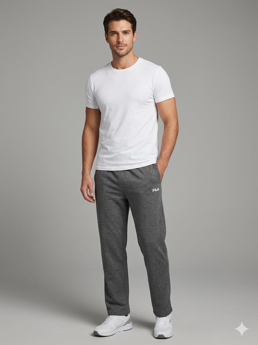 FILA DARK GREY PANTS FOR MEN (lm151ll7-065)
