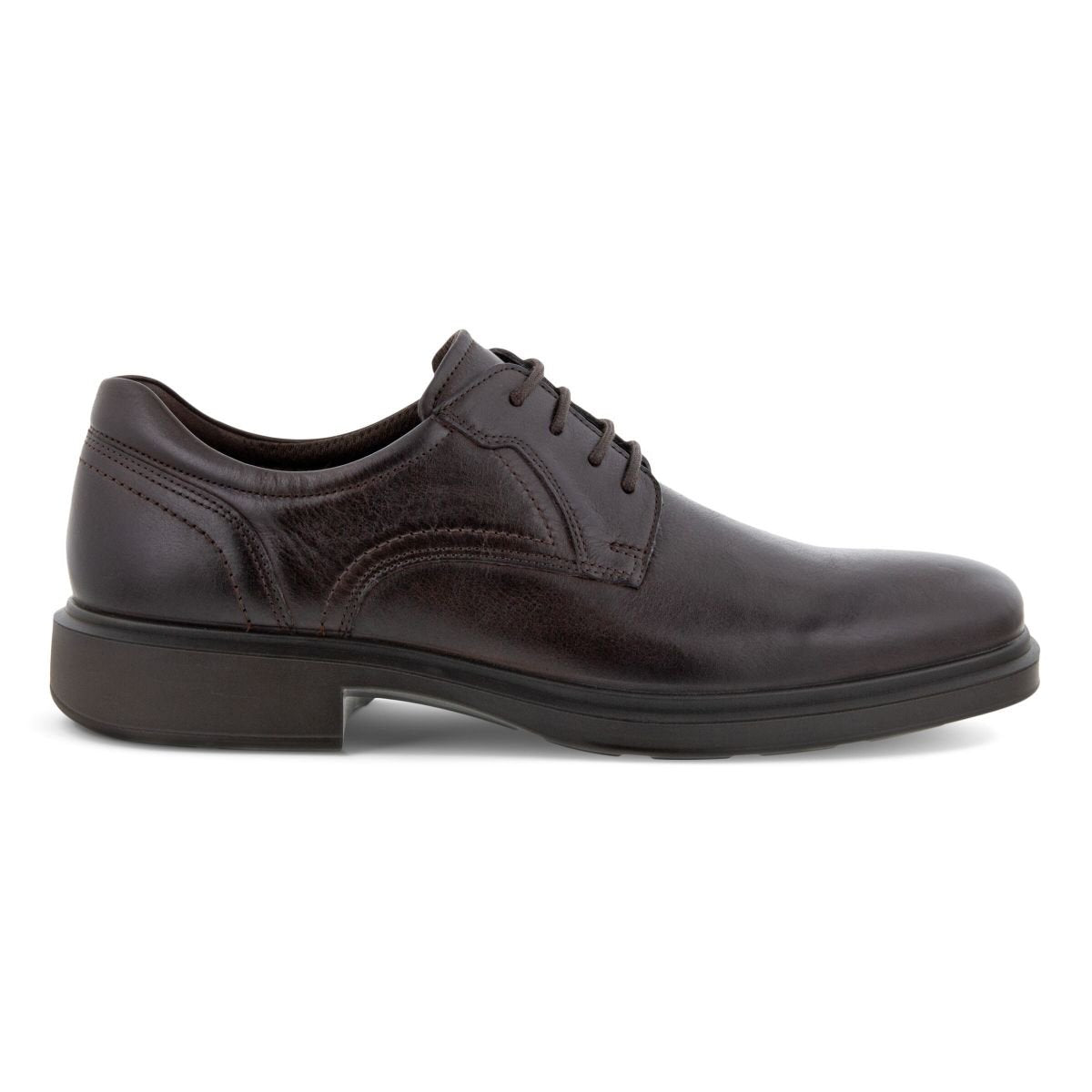 Size 45 - ECCO Men's Helsinki 2.0 Plain Toe Tie Mocha Leather
