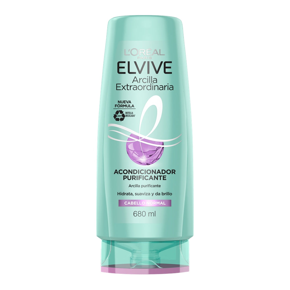 L'Oréal Elvive Arcilla Extraordinaria Acondicionador - 680ml