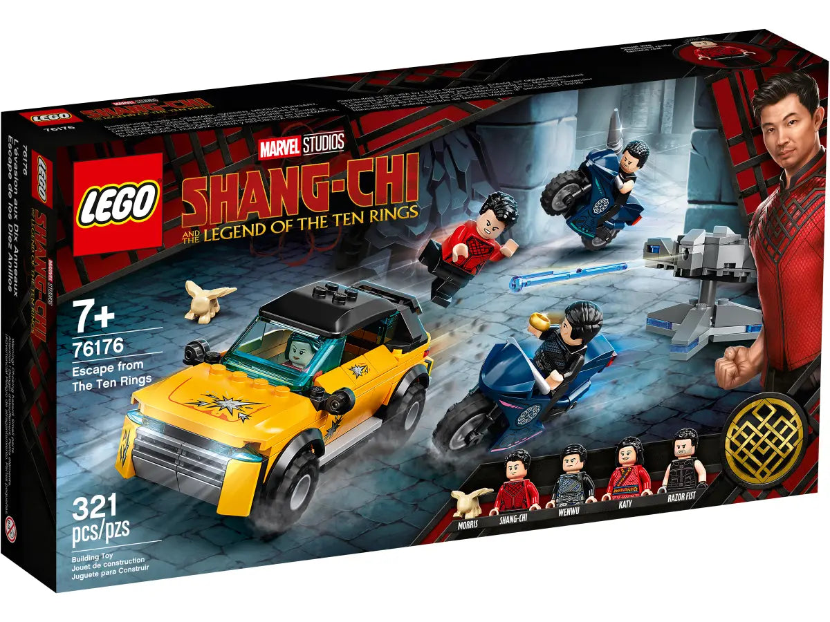 LEGO Marvel Shang-Chi Escape from The Ten Rings 76176 Building Kit (321 Pieces)