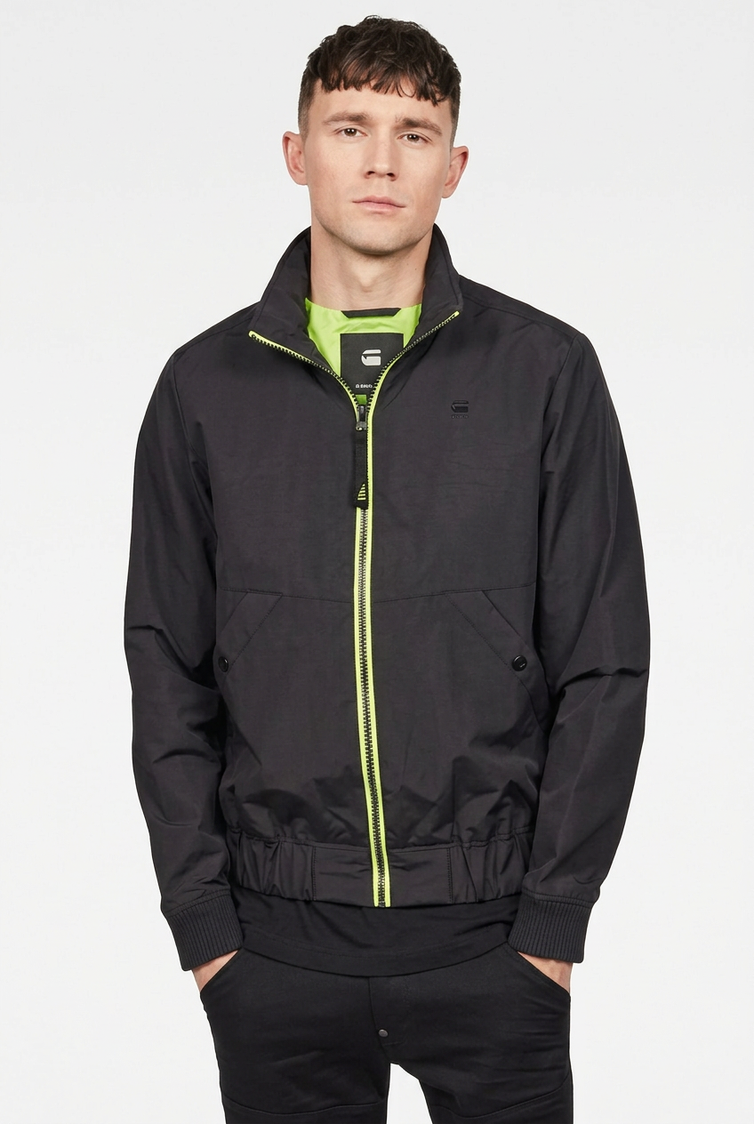 DELINE TRACK  JACKET BLACK MAN D07337-A281-990 81