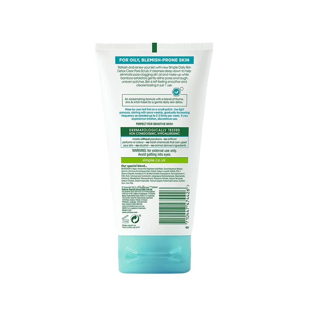 Simple Daily Skin Clear Pore Scrub | 150ml