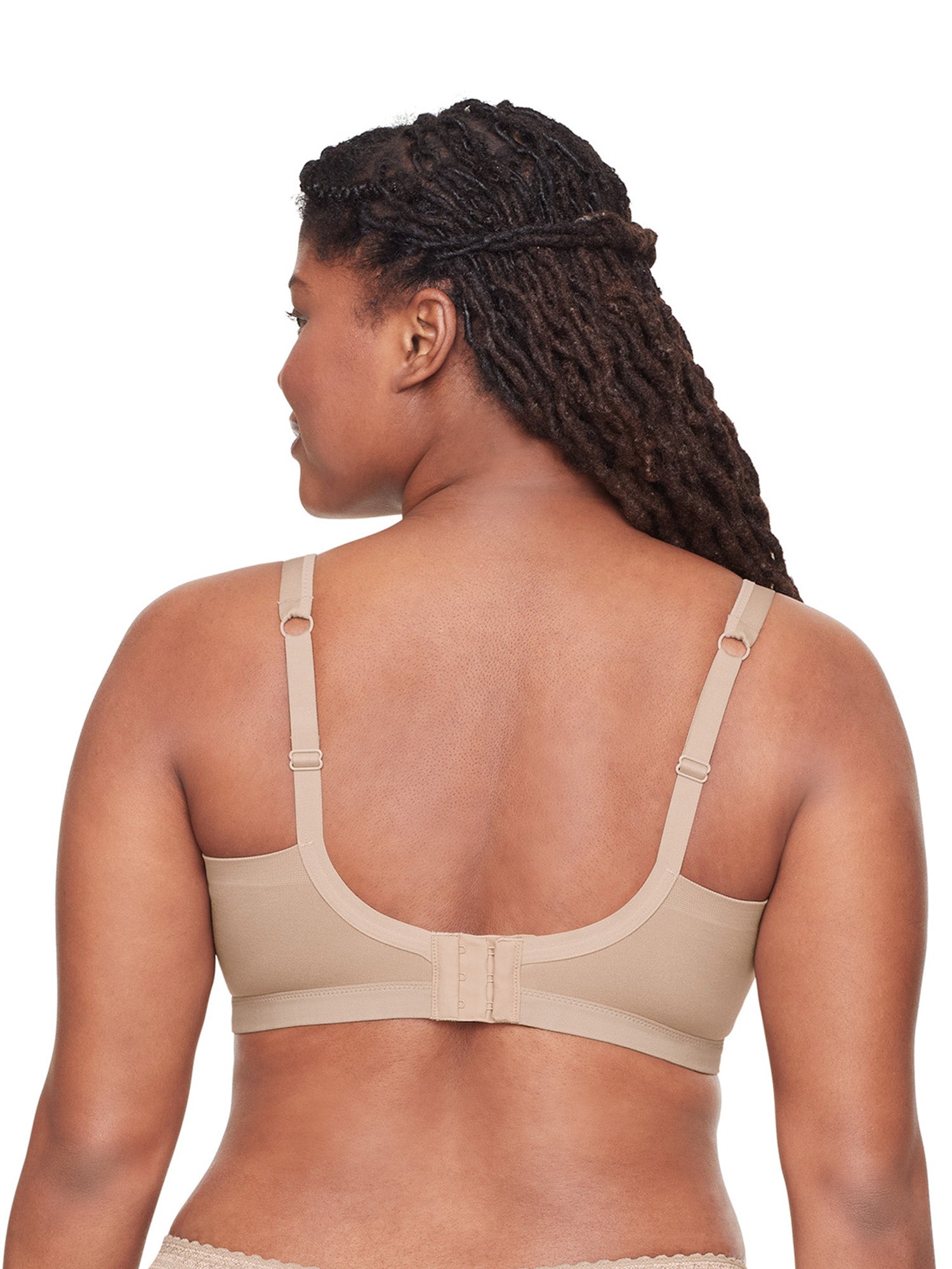 SIZE: XL - Warners® Blissful Benefits Underarm-Smoothing With Seamless Stretch Wireless Lightly Lined Comfort Bra RM3911W