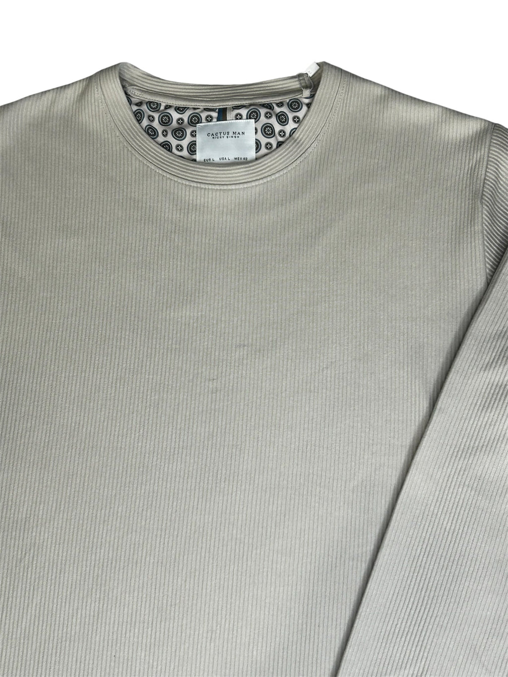 Cactus Man Ricky Singh Men’s Long Sleeve Round Neck T-Shirt