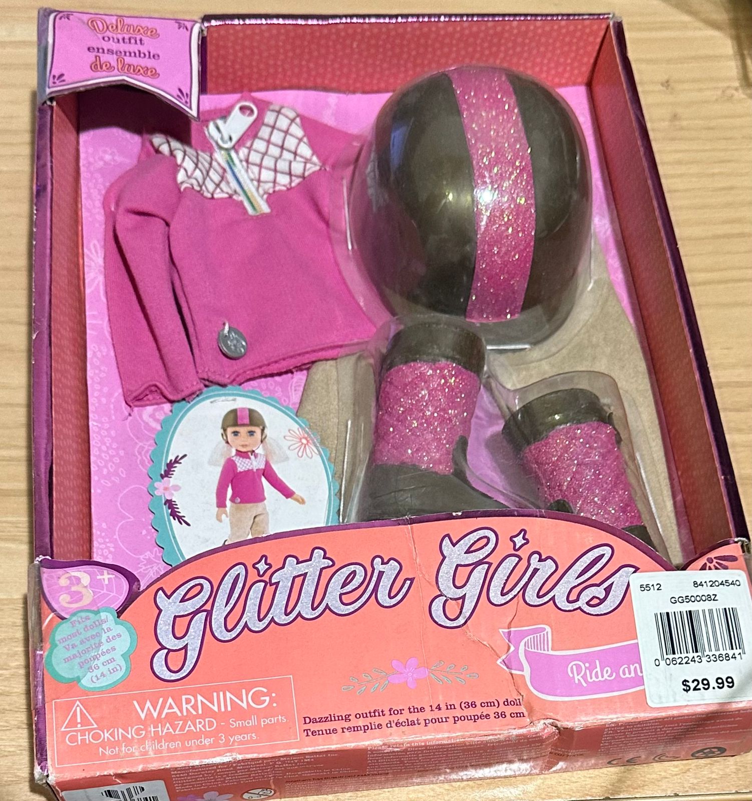 Glitter Girls Ride & Shine Deluxe Equestrian Outfit For Age 3