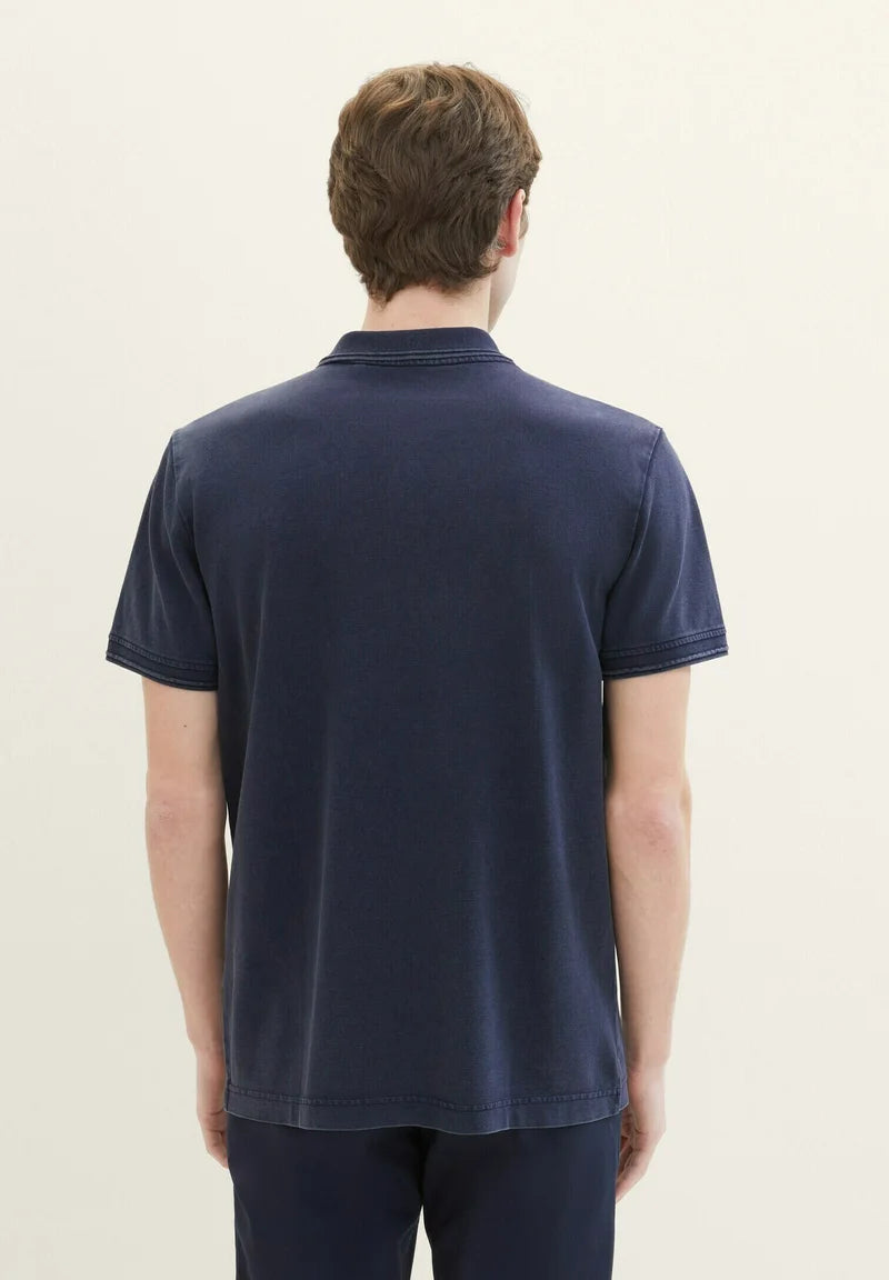 TOM TAILOR Polo Shirt - Sky Captain Blue