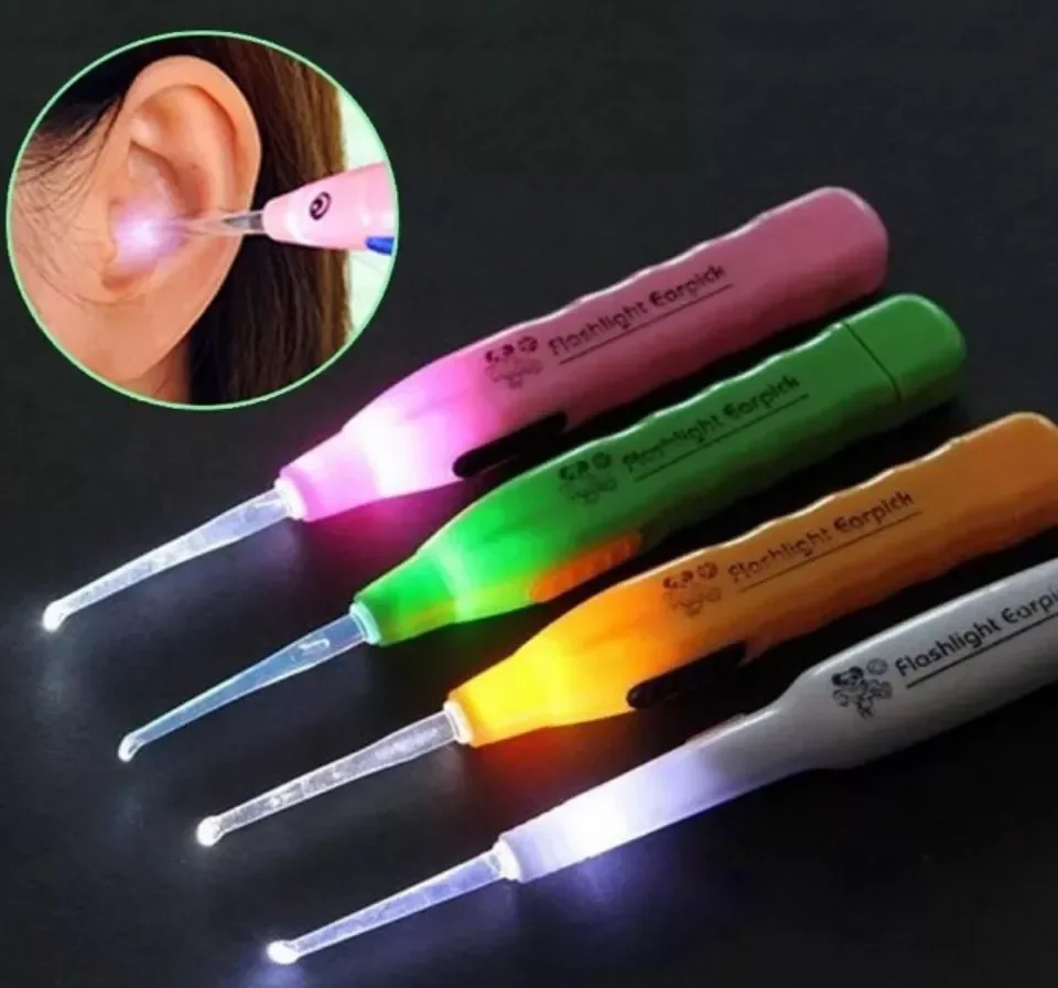 LED Light Ear Wax Remover Tool – Ear Cleaning Spoon with Light for Safe, Precise Ear Care