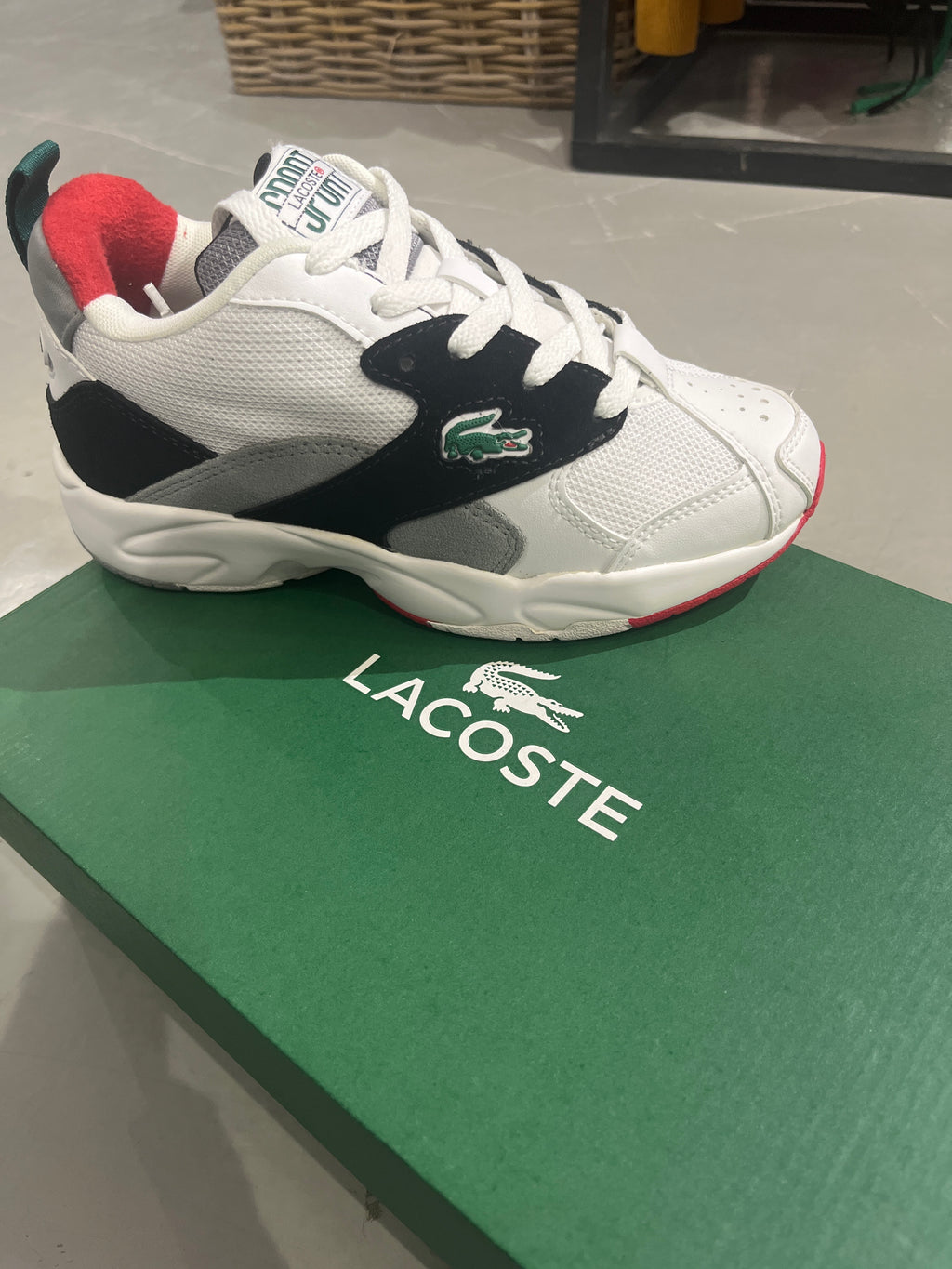 Lacoste Storm 96 Lo Tricolor Mesh Sneakers