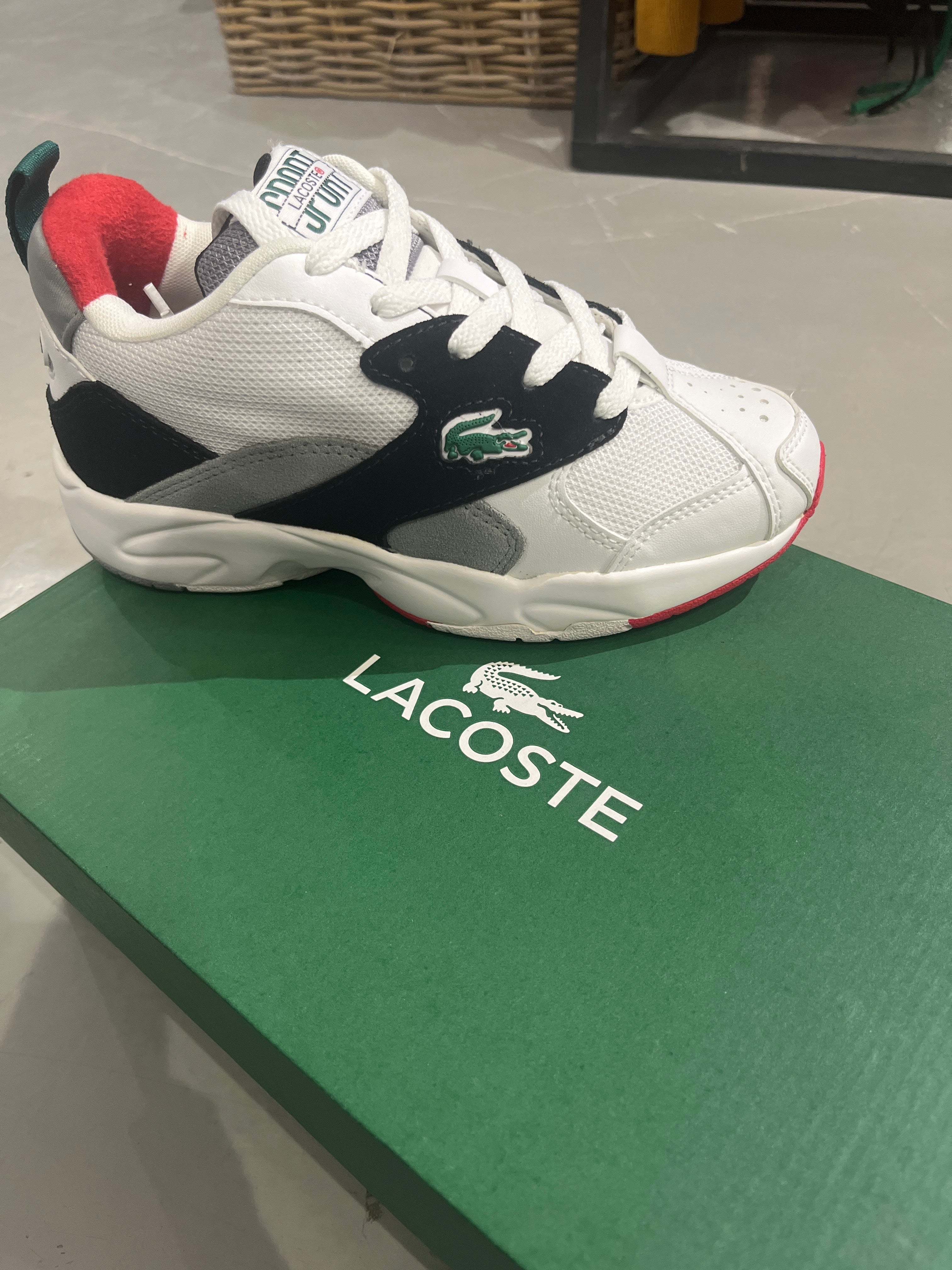Lacoste Storm 96 Lo Tricolor Mesh Sneakers