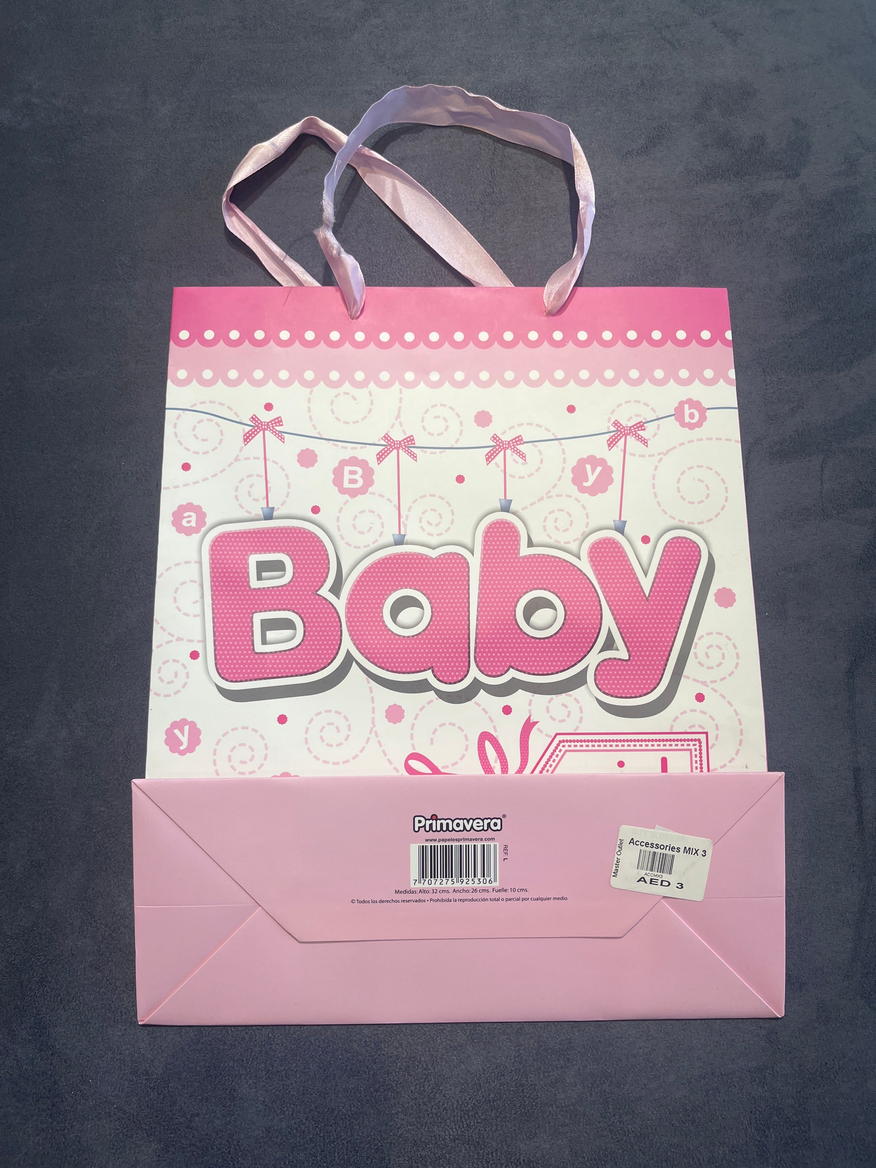 Baby girl pink color Gift bag