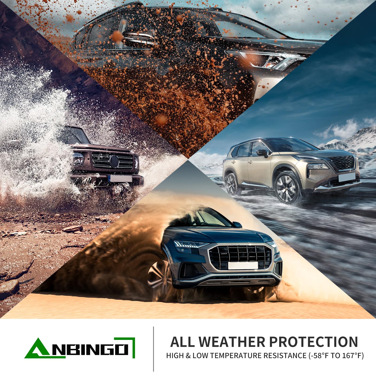سجادات أرضية ANBINGO® مخصصة لسيارات فولكس فاجن جولف/جولف أولتراك/جولف GTI/جولف R/جولف سبورت واجن MK7 2015-2021، سجادات مقاومة للماء لجميع الأحوال الجوية، بطانات أرضية، ملحقات فولكس فاجن، طقم كامل أمامي وخلفي، لون أسود