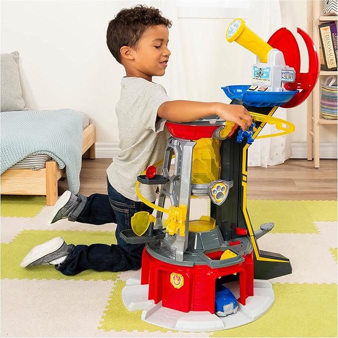 PAW Patrol, Mighty Pups Super Paws Lookout Tower Playset with Lights and Sounds