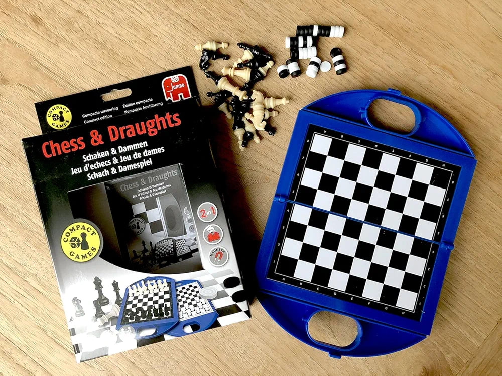 Chess And Draughts Travel Edition Board Game