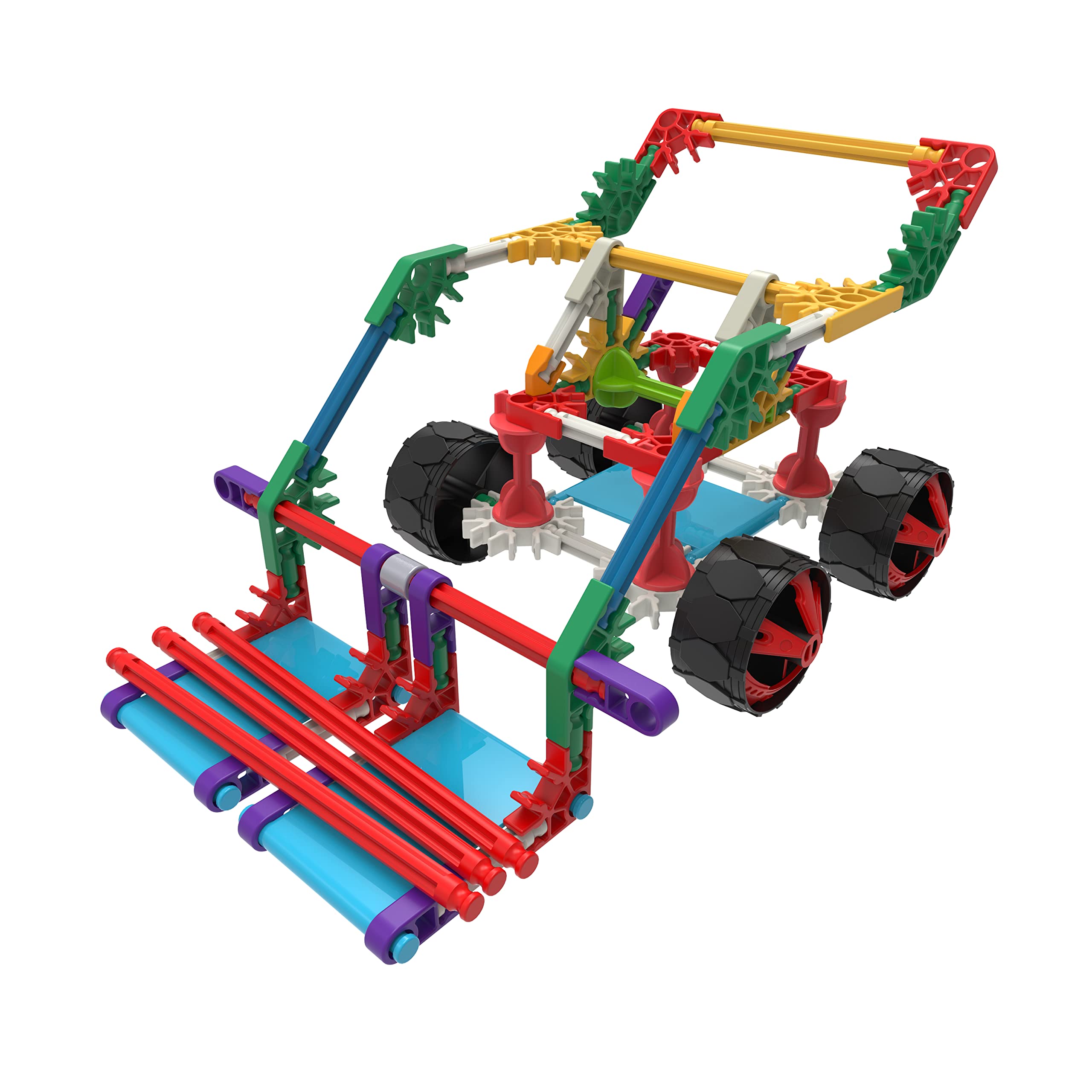 Basic Fun K'nex Beginner 40 Model Building Set - 141 Parts - Ages 5 & Up - Creative Building Toy, Multi, 141 K'NEX Parts and Pieces,Includes Instruction Booklet