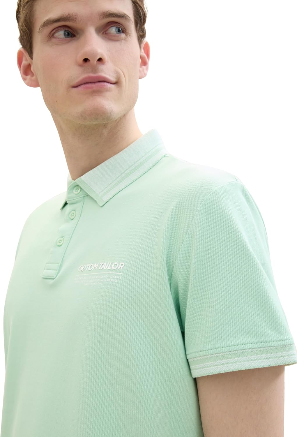 TOM TAILOR MIT LOGO - Polo shirt - paradise mint