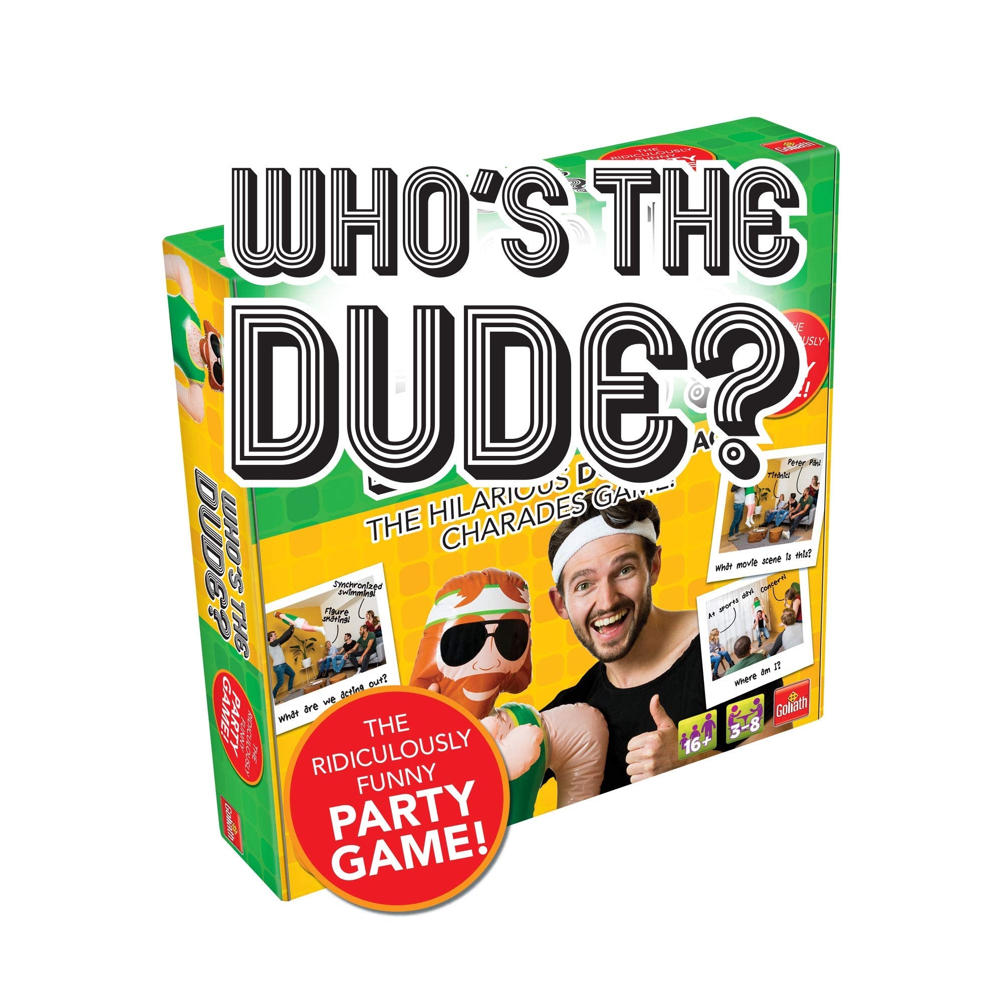 Drumond Park Goliath Games IG40640 Who's The Dude? The Hilarious Double Act Charade Game