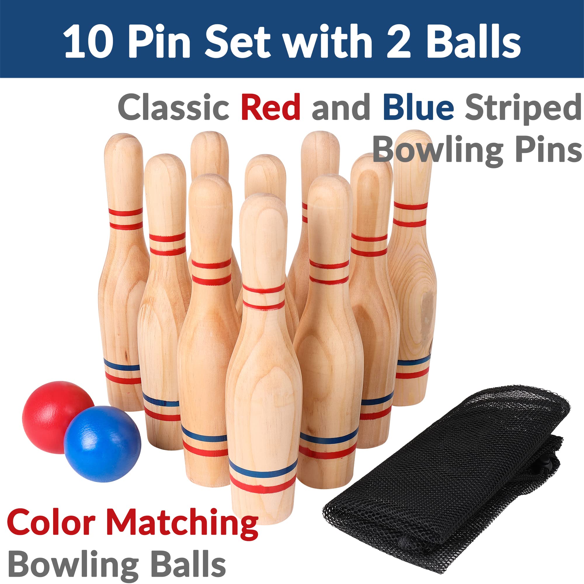 Sterling Sports Deluxe Lawn Bowling/Skittles Set