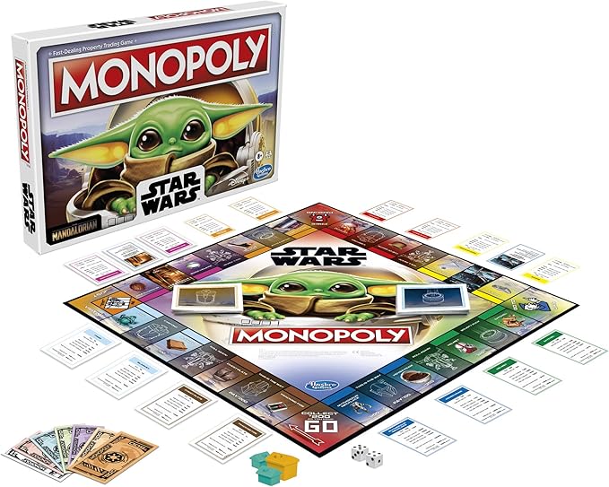 Monopoly: Star Wars The Child Edition Board Game for Families and Kids