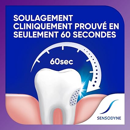 Sensodyne Rapid Action Whitening Toothpaste, Tooth Sensitivity, Sensitive Teeth, Fast Relief and Long-Lasting Protection, 75 ml