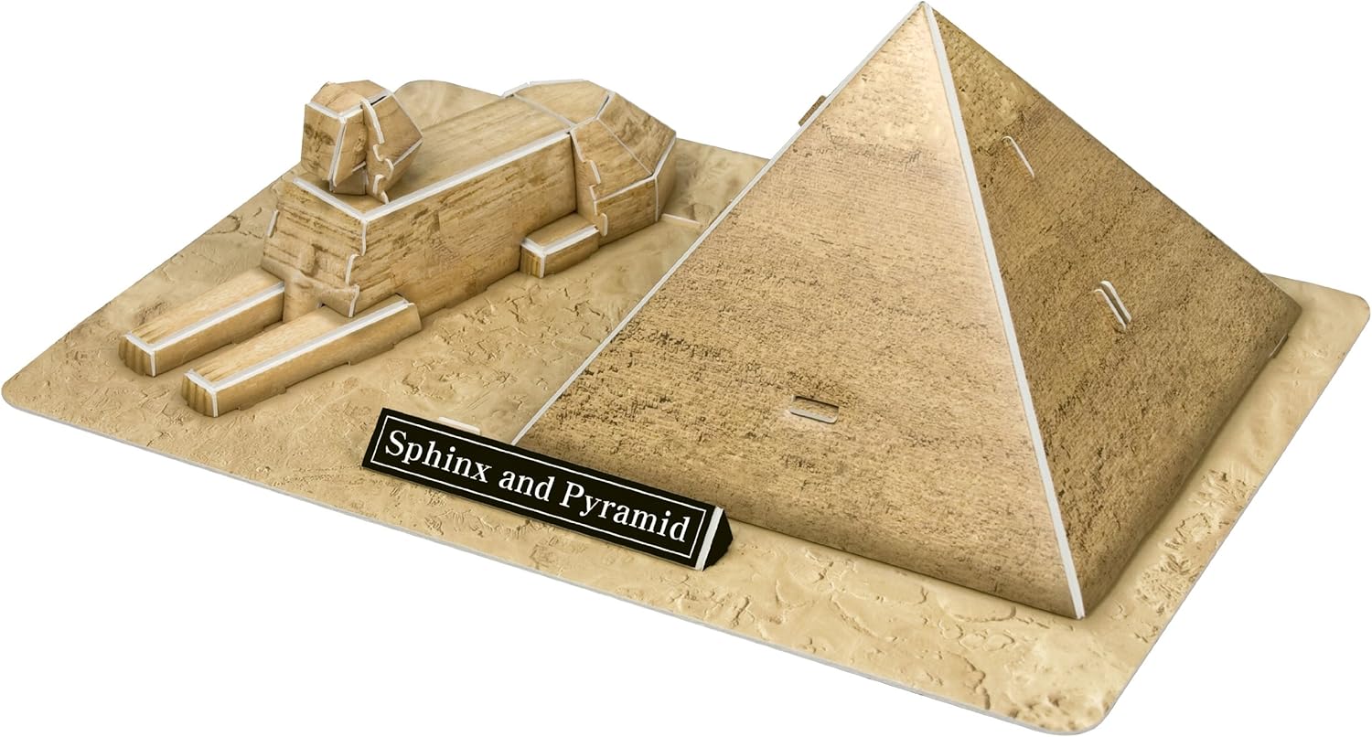 Pop Out World 3D Puzzle - World Architecture Series "Sphinx and Great Pyramid of Giza - Egypt"