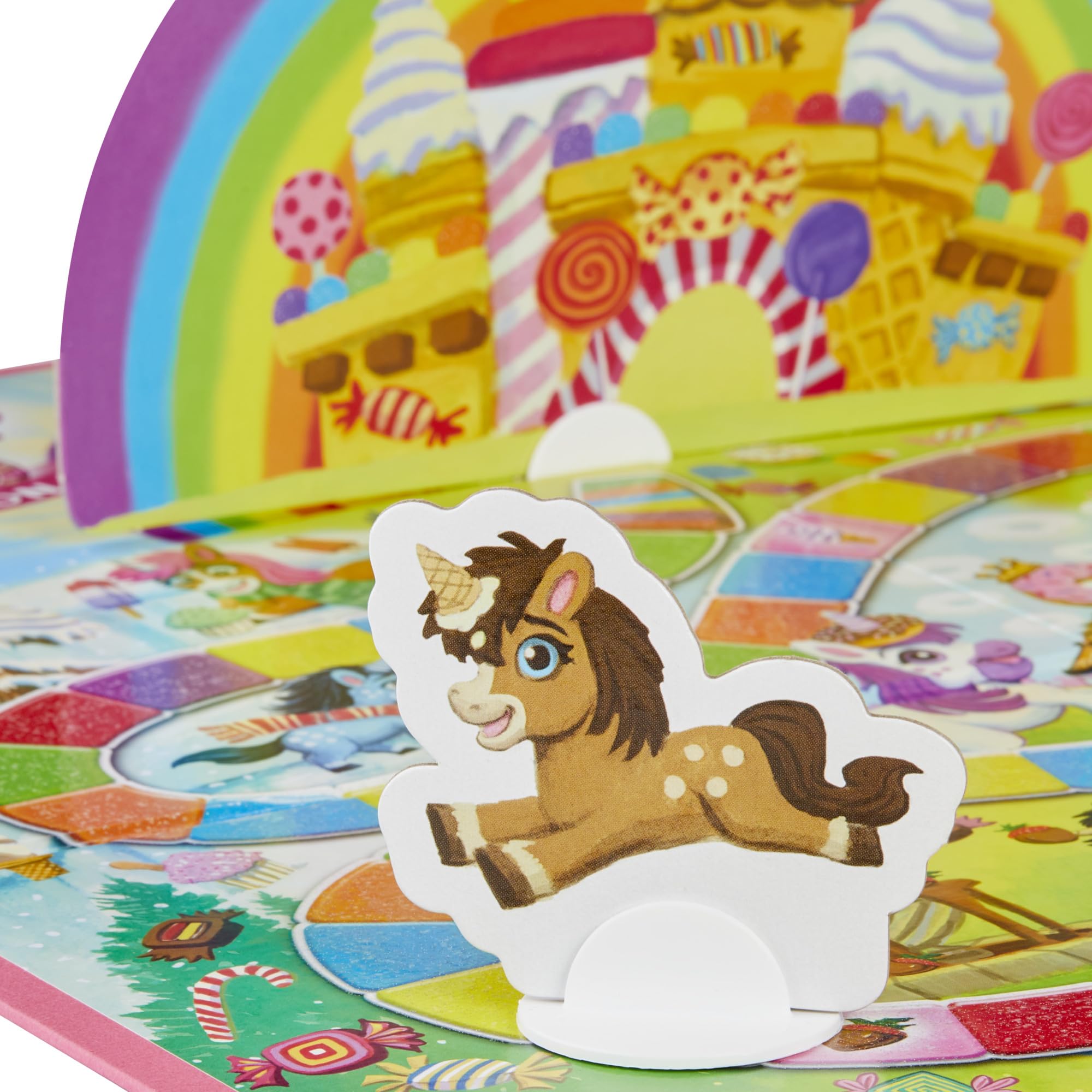 Hasbro Gaming Candy Land Unicorn Edition Board Game, Toddler Games, Unicorn Toys, Perfect Kids Gifts, Kids Board Games, Ages 3 and Up (Amazon Exclusive)