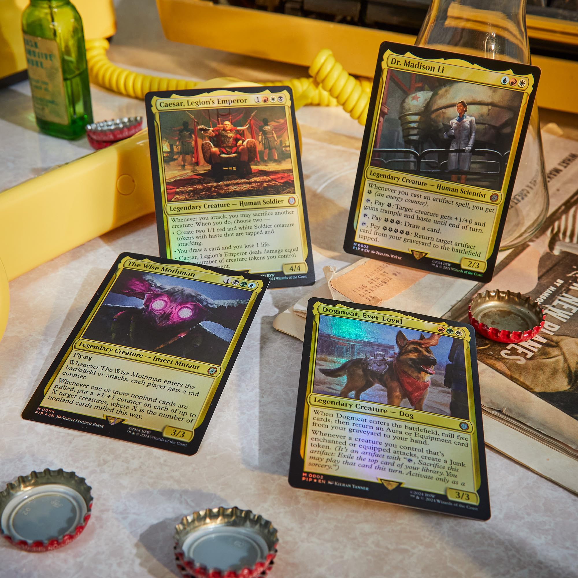 Magic The Gathering Fallout Commander Deck Bundle – Includes All 4 Decks (1 Hail Caesar, 1 Scrappy Survivors, 1 Science!, and 1 Mutant Menace)
